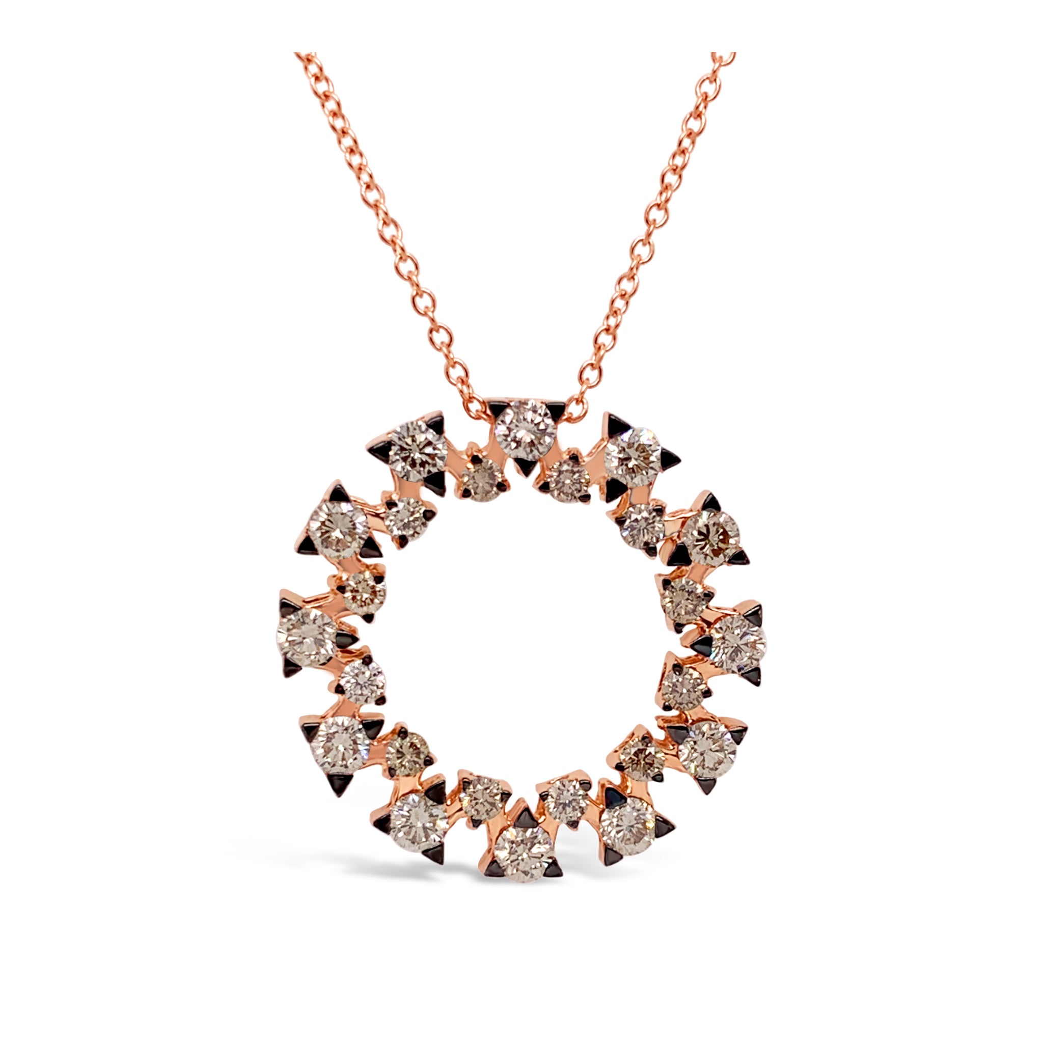 Coil Collection Brown Diamond Necklace