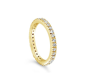 White Diamond Stackable Ring