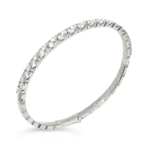 Coil Single Row Diamond Bracelet