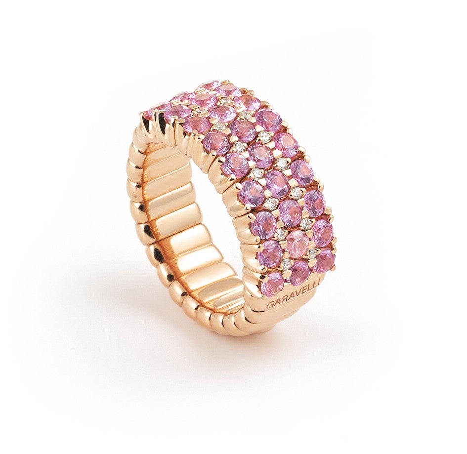 Abracadabra Pink Sapphires Ring