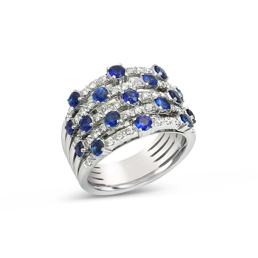 Principessa Sofia Blue Sapphires Ring