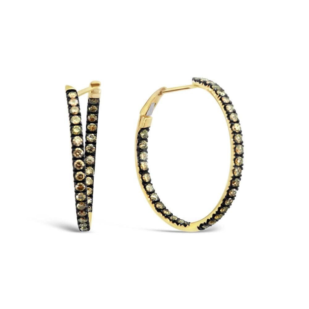 Earrings Hoops Round 18kt Yellow Gold Earrings – Garavelli®1920 Design Italy